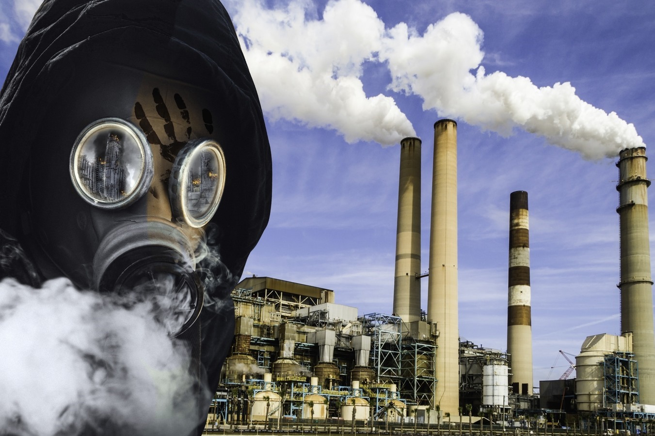 man-gas-mask-smoke-industry-refinery-background-pollution-concept